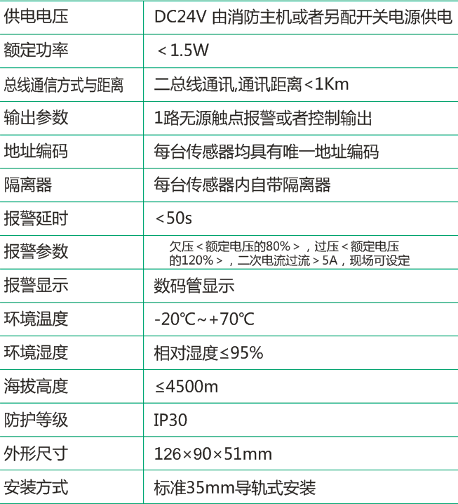 DDY-620G系列消防設備電源監(jiān)控探測器